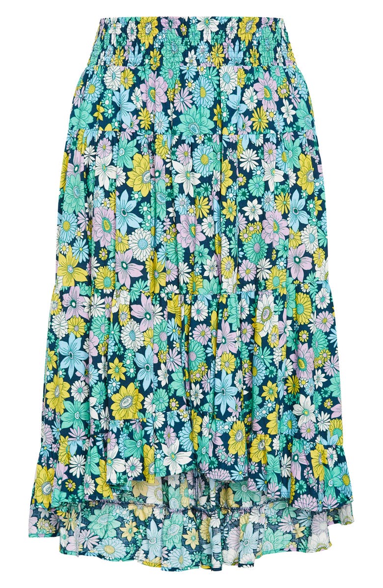 City Chic Bianca Smocked Waist Maxi Skirt, Alternate, color, 