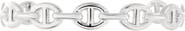 Pre-Owned Hermes Chaine d'Ancre Enchainee Cuff Bracelet Sterling Silver Medium