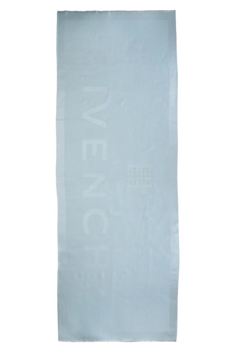 4G Reversible Wool Scarf, Main, color, ICE BLUE