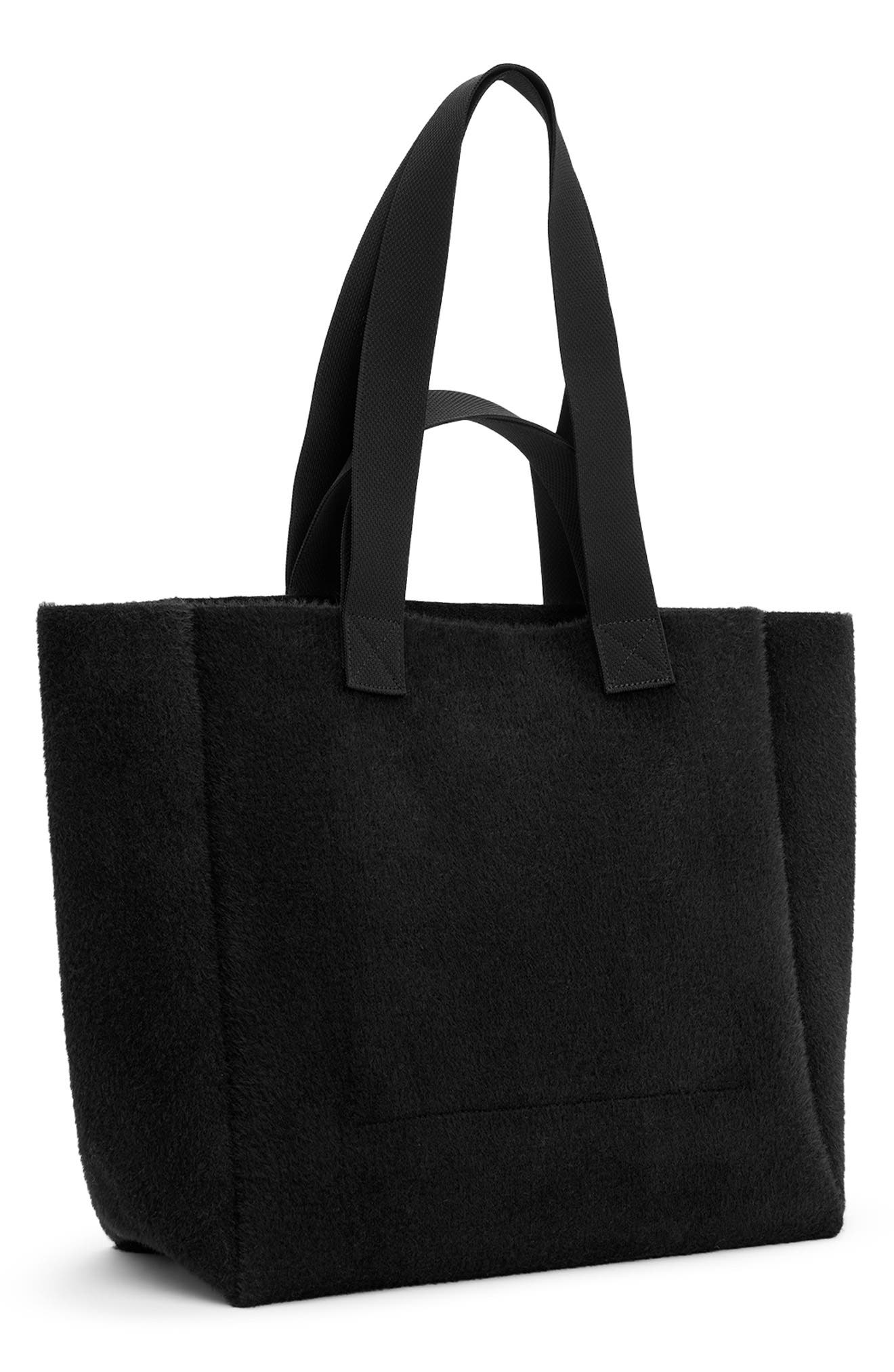 AllSaints Izzy Recycled Polyester Fleece Tote, Alternate, color, 