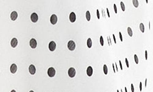 Shop Miss Selfridge Polka Dot Rosette Detail Dress In White Multi
