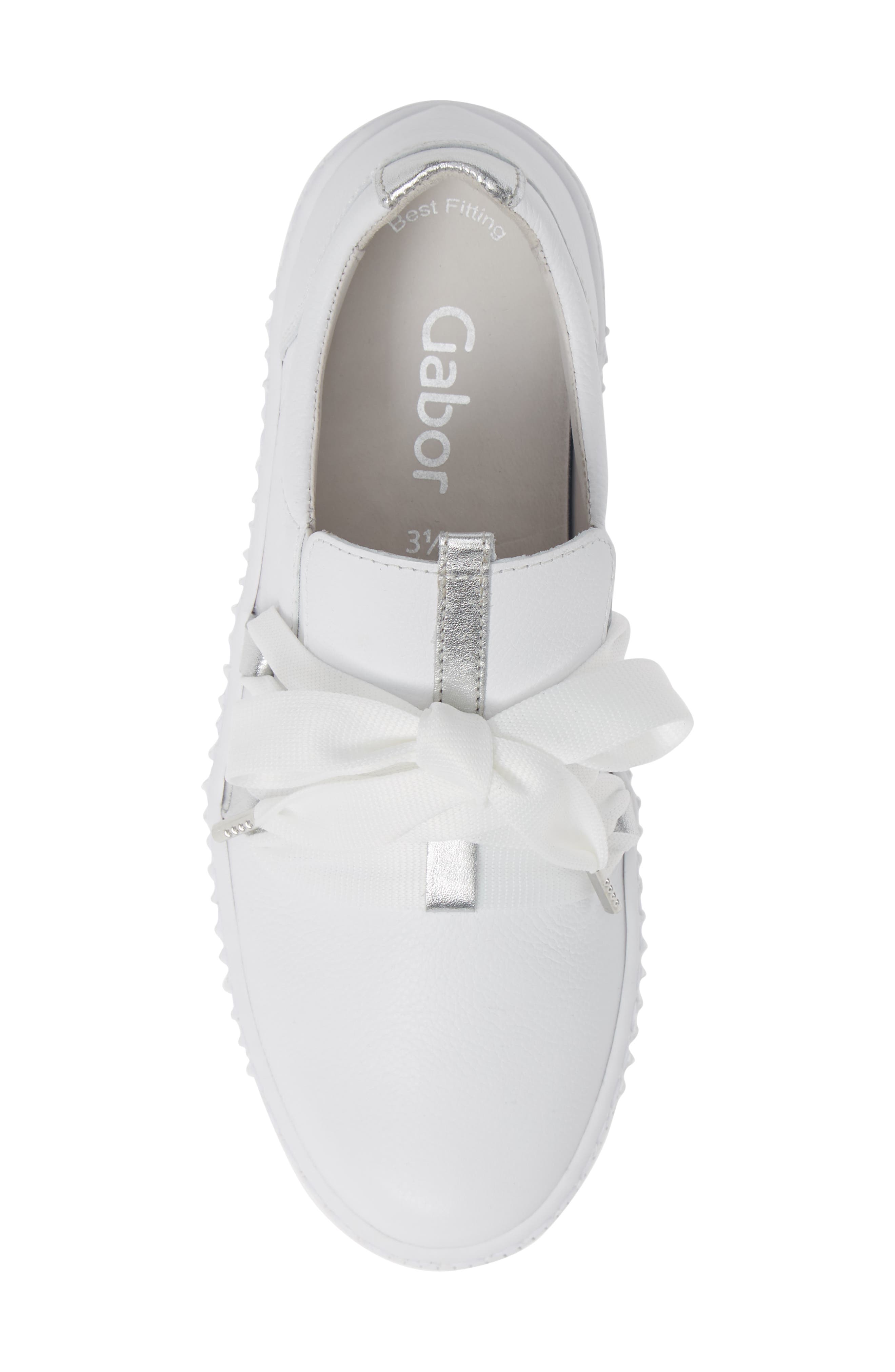 Gabor Lace Up Sneaker, Alternate, color, 
