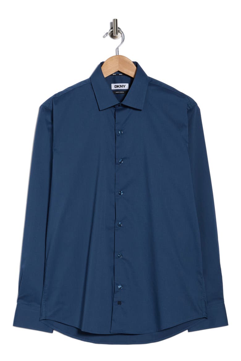 Diana Solid Stretch Dress Shirt, Alternate, color, DIANA BLUE