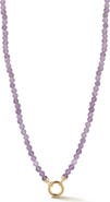 Ember Fine Jewelry 14K Gold Beaded Clasp Necklace