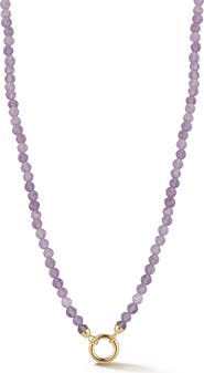 Ember Fine Jewelry 14K Gold Beaded Clasp Necklace
