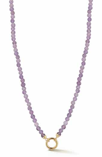 Ember Fine Jewelry 14K Gold Beaded Clasp Necklace