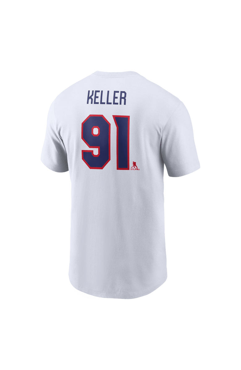 Nike Men's Nike Clayton Keller White USA Hockey 2026 Name & Number T-Shirt, Alternate, color, White