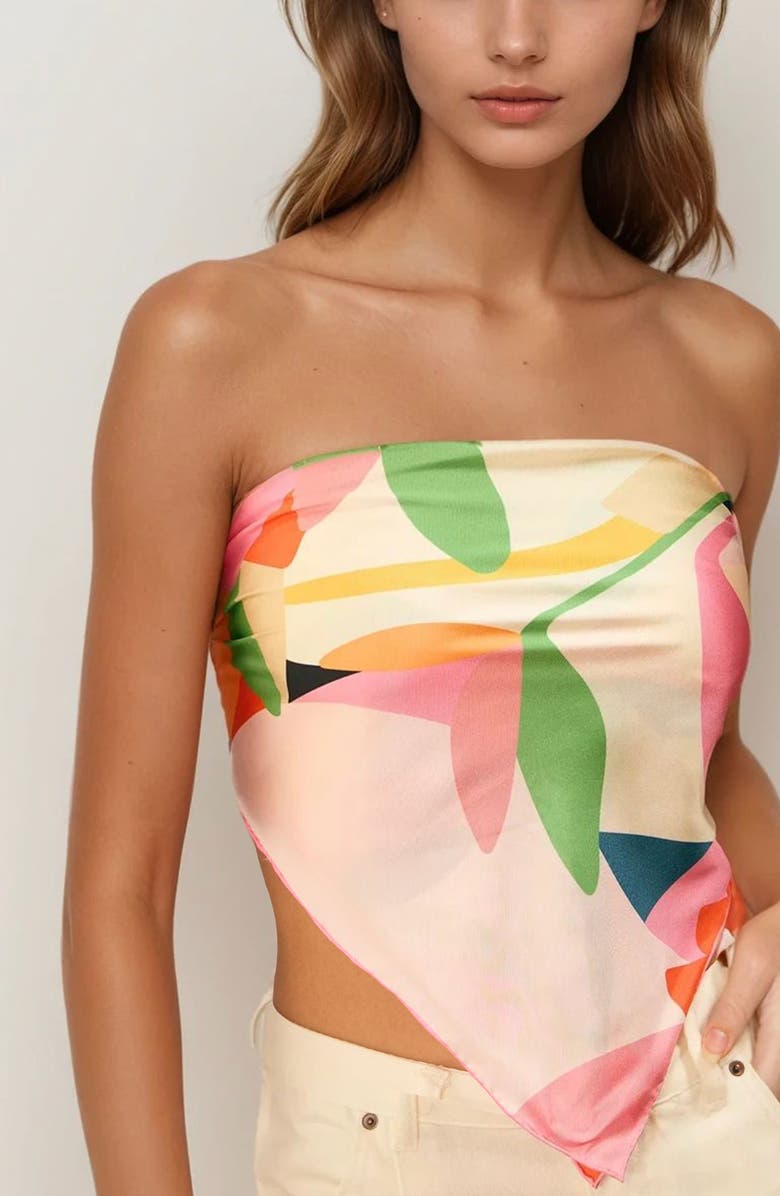 Jessie Zhao New York Double Sided Silk Scarf Of Spring Garden Harmony, Alternate, color, Pink