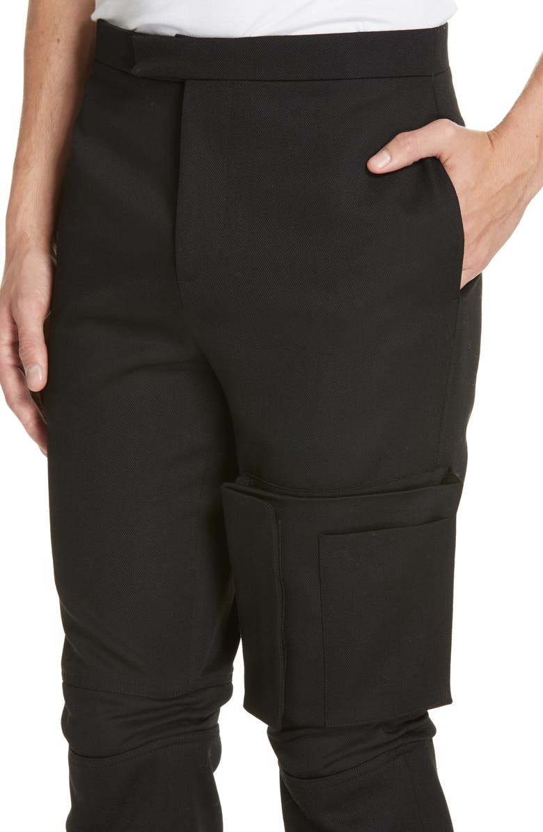 Raf Simons Slim Fit Cargo Space Pants, Alternate, color, 