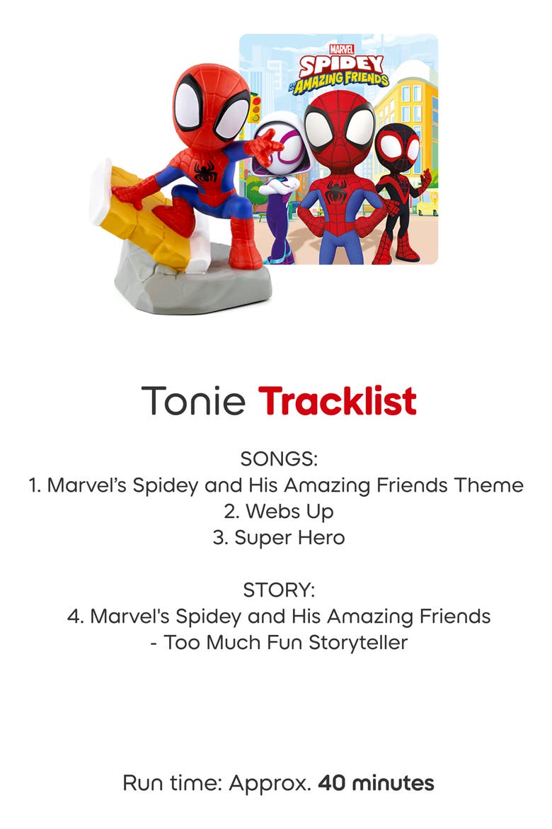 Spidey & Friends Tonie 4-Pack Figurine Playset, Alternate, color, MULTI