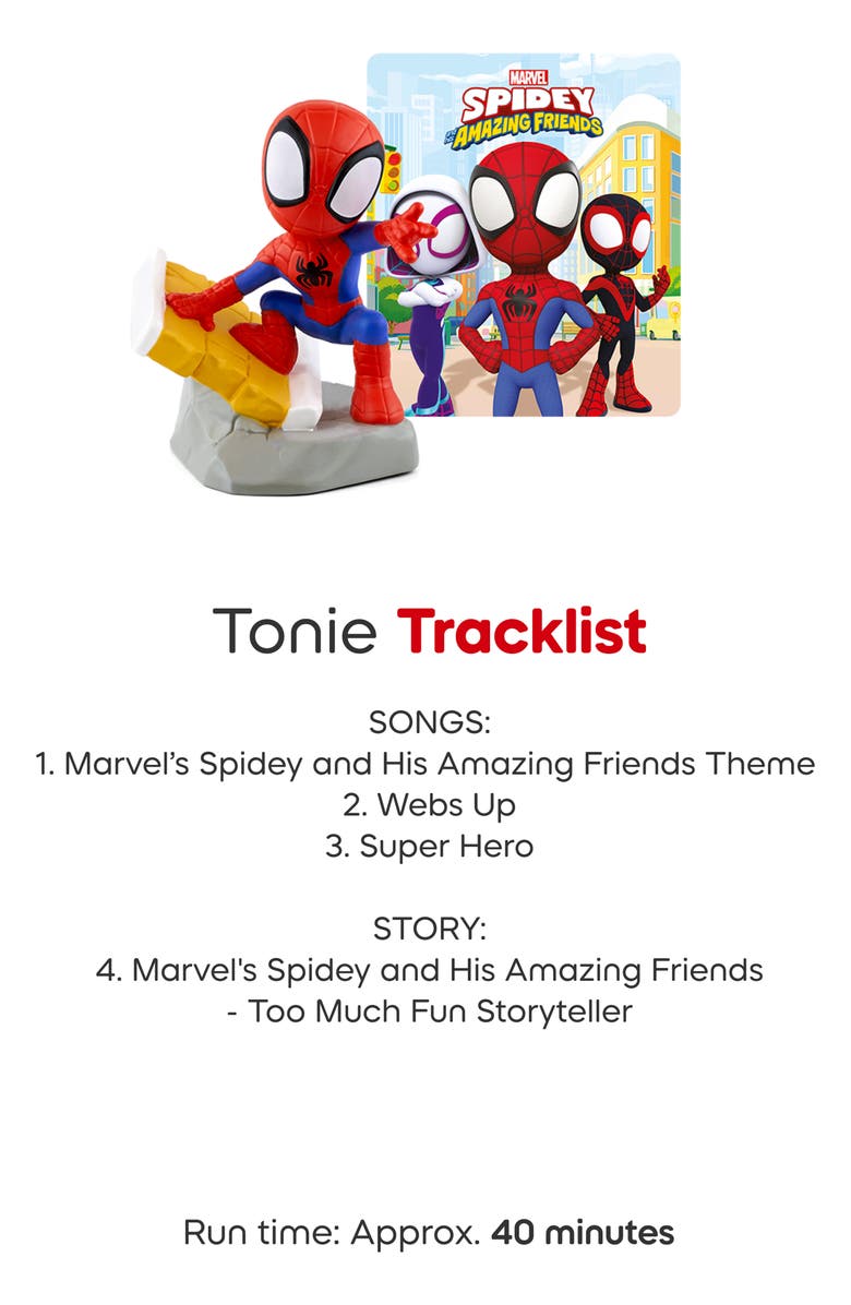 tonies Spidey & Friends Tonie 4-Pack Figurine Playset, Alternate, color, Multi