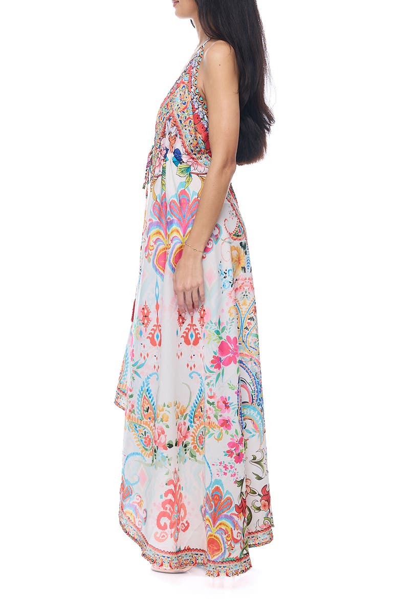 Maxi Halter Dress, Alternate, color, WHITE