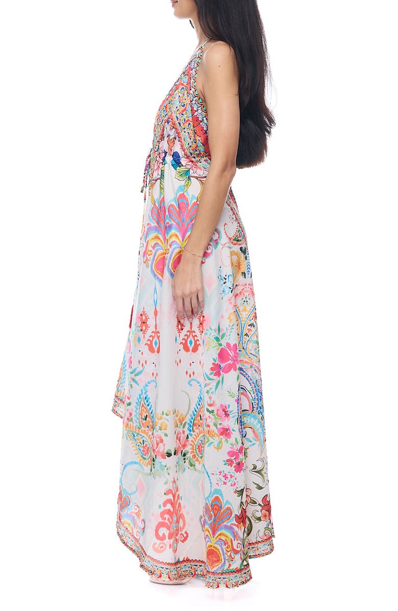 RANEES Maxi Halter Dress, Alternate, color, White