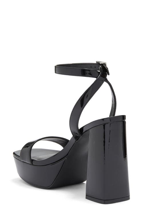 Abound Monica Block Heel Platform Sandal In Black Patent