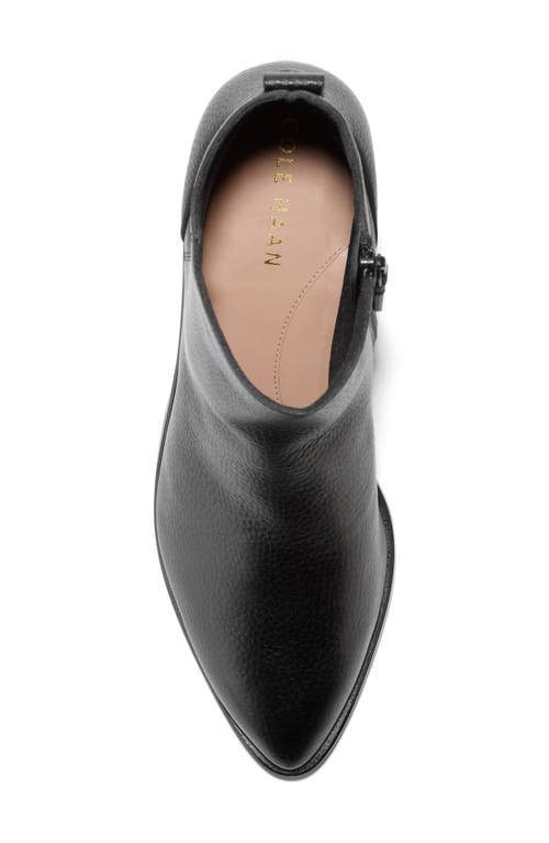 Cole Haan Vayda Bootie In Black Ltr/black Stack