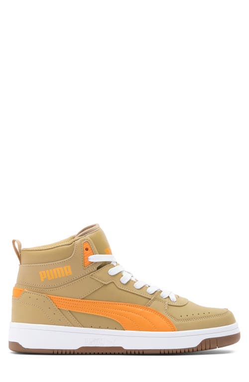 Puma Rebound Joy Sneaker In Prairie Tan-ginger Tea-white