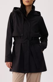 Lole Aliz Water Repellent Short Trench Coat