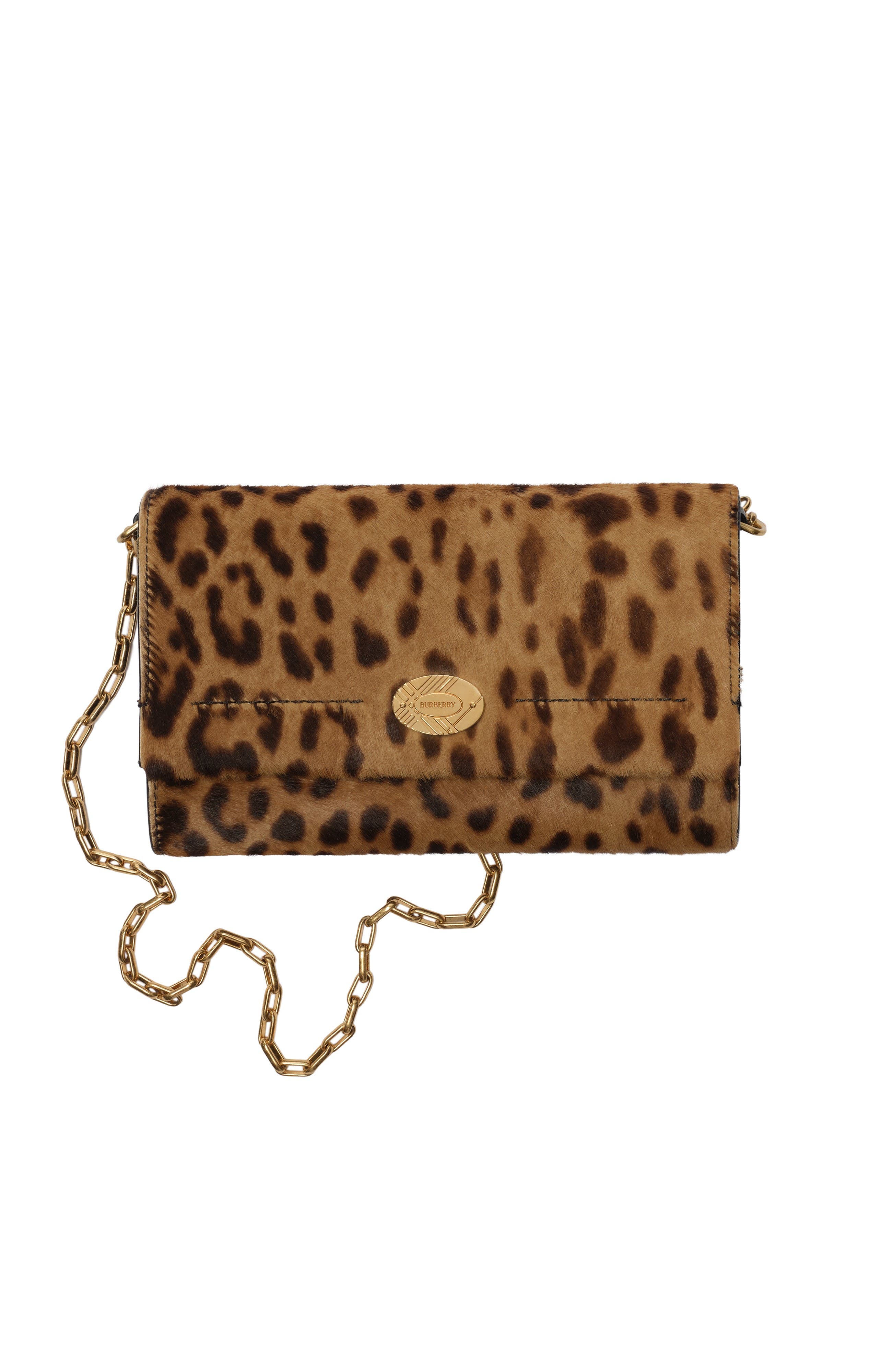 Cotswolds Chain Strap Wallet, Main, color, Leopard/black