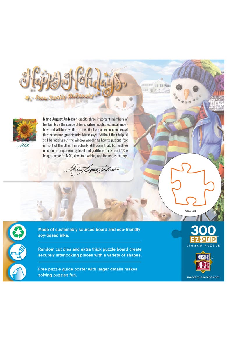 Snow Family McDonald 300pc Jigsaw Puzzle, Alternate, color, Multicolor