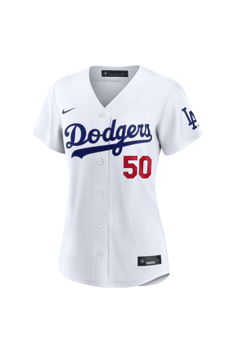 Women's  Nike Mookie Betts White Los Angeles Dodgers Home Stadium Jersey, Alternate, color, White