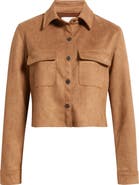 HIDDEN JEANS Shrunken Snap-Up Shirt