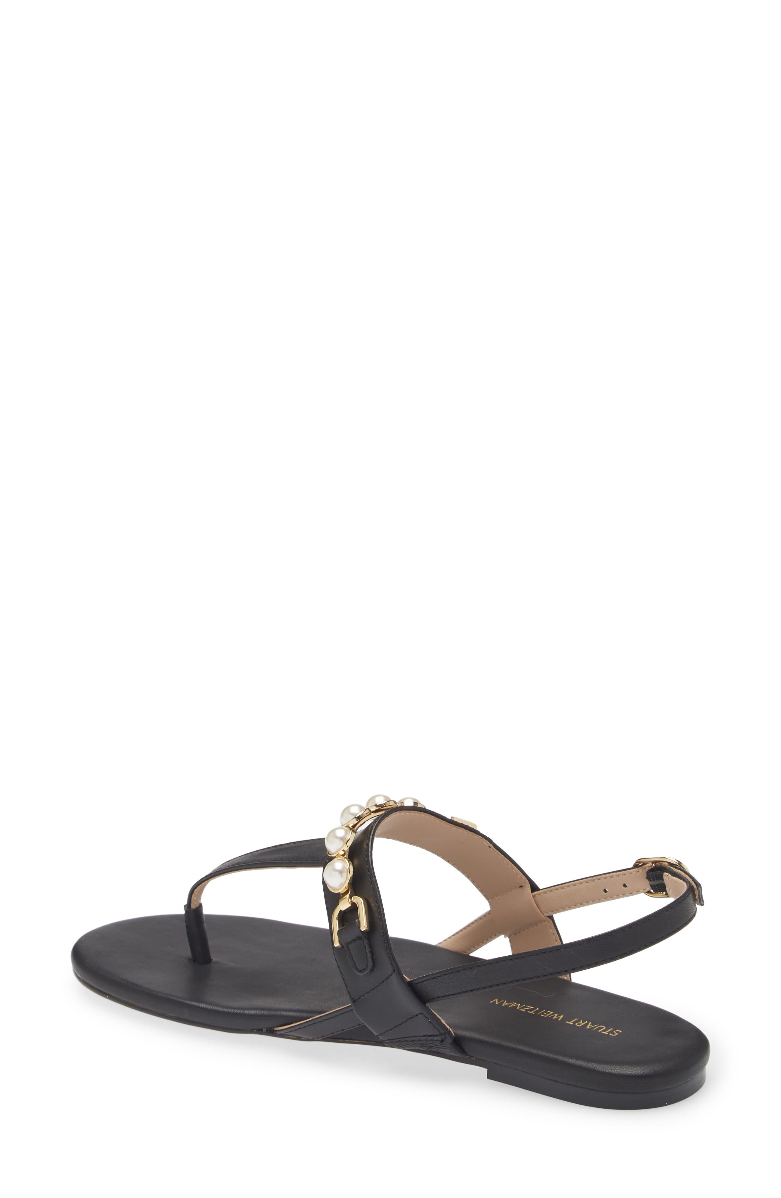 Stuart Weitzman Pearla T-Strap Slingback Sandal, Alternate, color, 