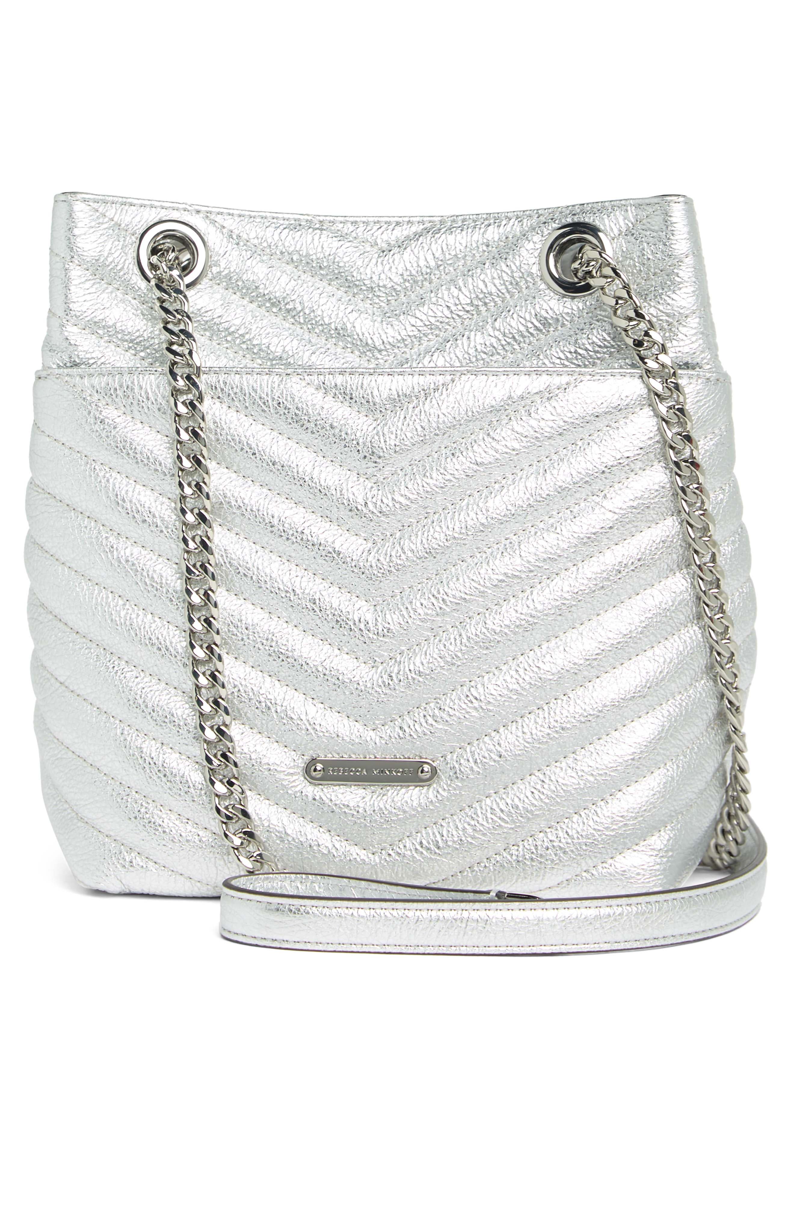 Rebecca Minkoff Edie Bucket Crossbody Bag, Alternate, color, 