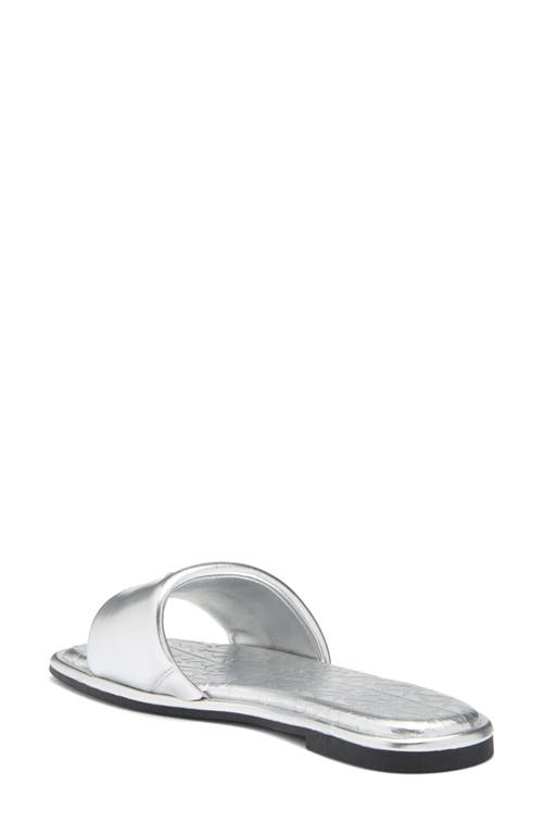 Dkny Bunnie Slide Sandal In Silver