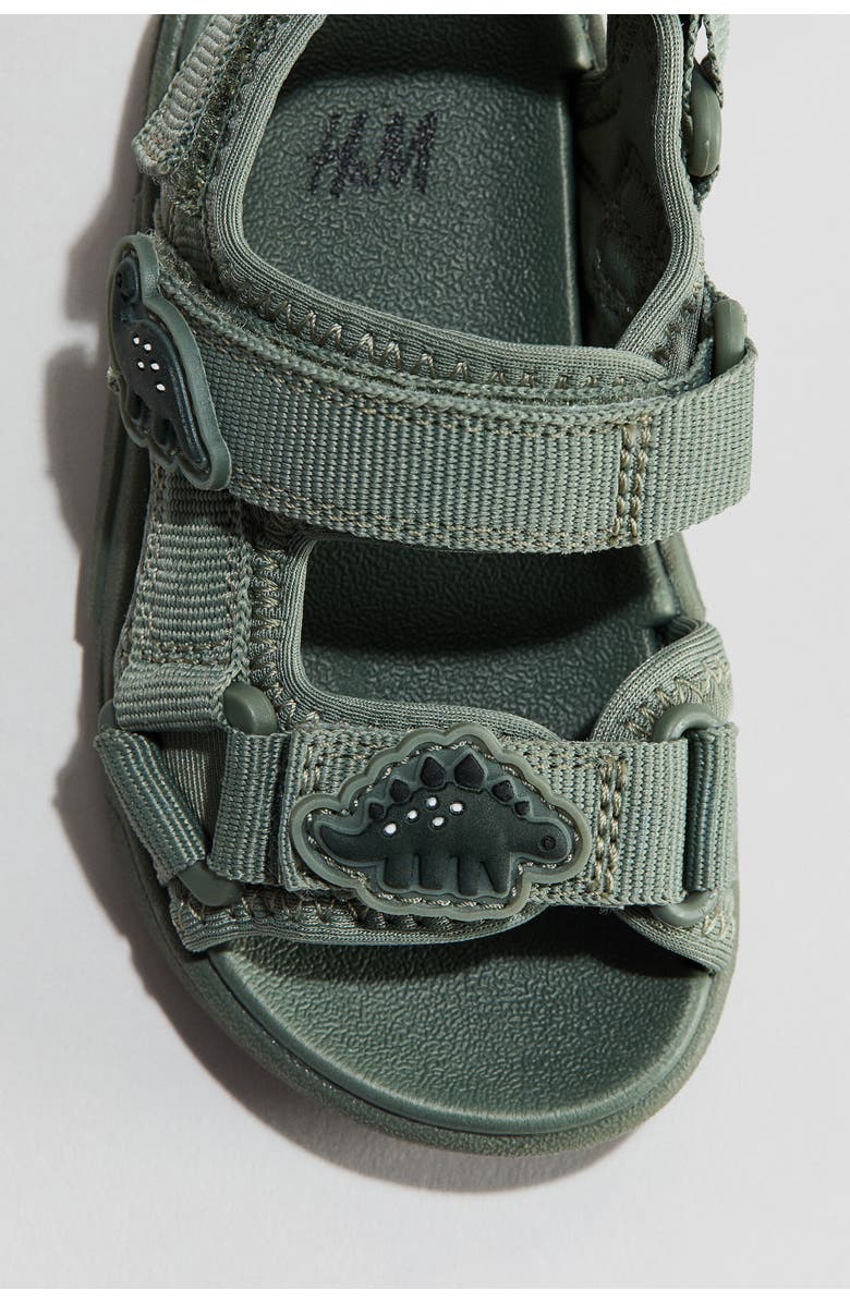 H&M Scuba Sandals, Main, color, Green
