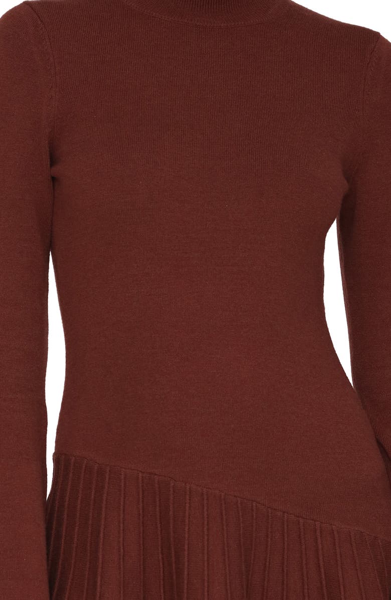 Avec Les Filles Long Sleeve Sweater Dress, Alternate, color, 