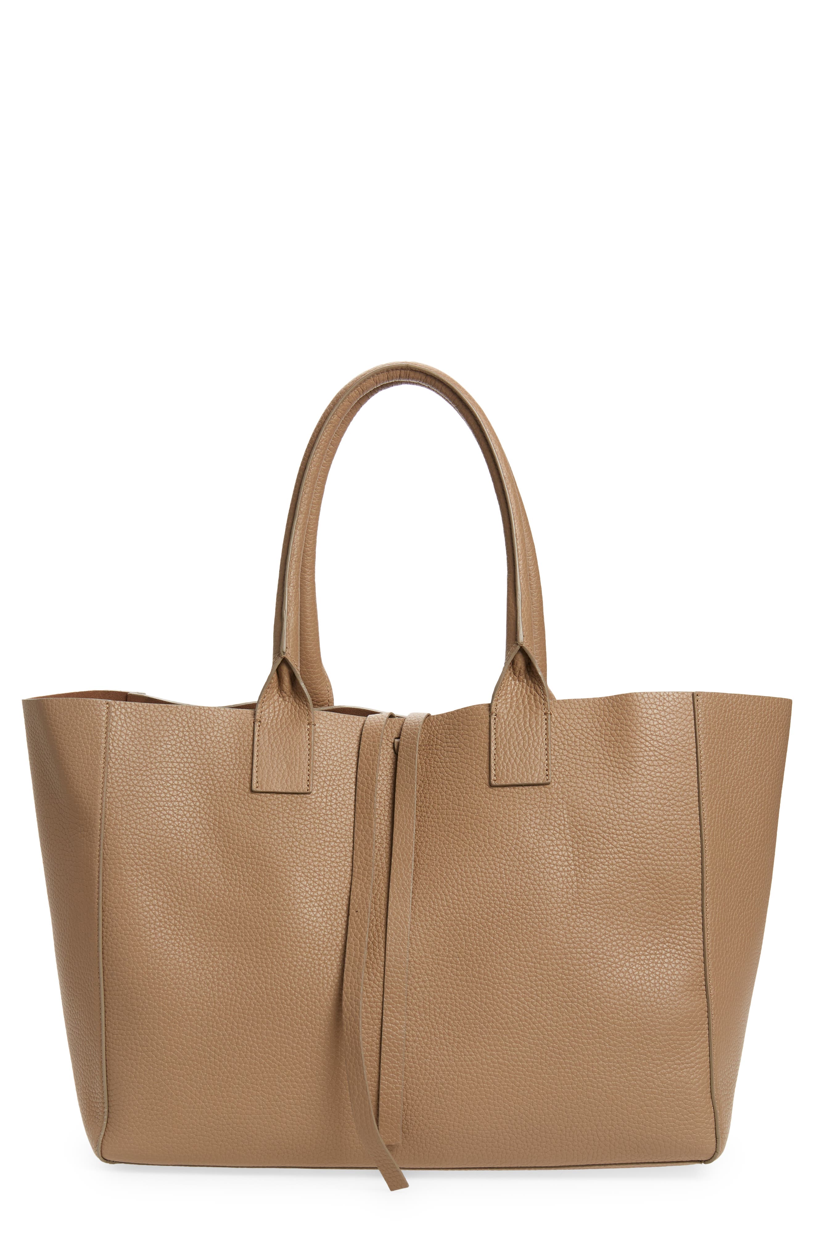 Yvonne Koné Large Filippo Grained Leather Tote, Main, color, 