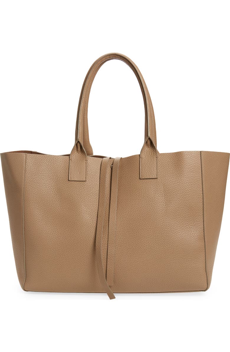 Yvonne Koné Large Filippo Grained Leather Tote, Main, color,
