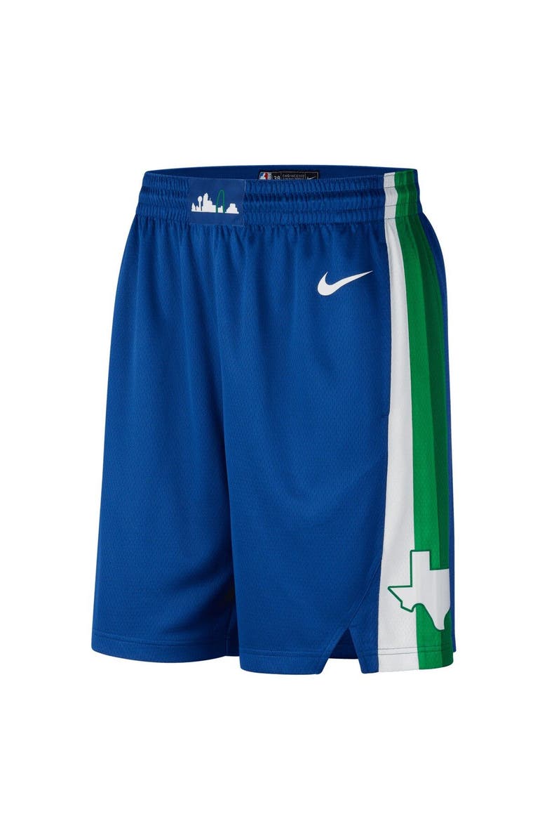 Nike Men's Nike Blue Dallas Mavericks 2022/23 City Edition Swingman Shorts, Main, color, 