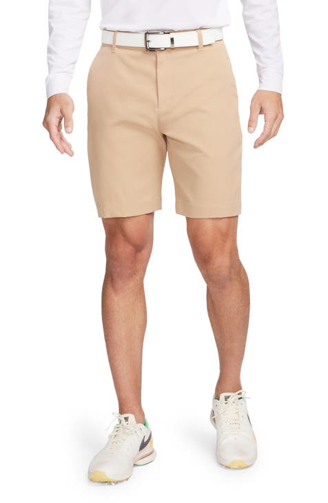 Nike Swoosh Dri-Fit outlet Standard Khaki Flat Front Golf Shorts Men’s 38 New