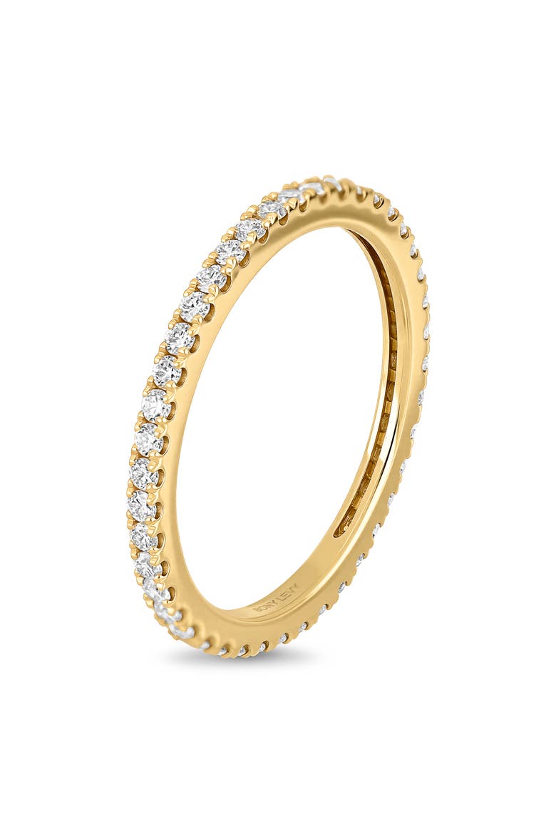 18K Gold Diamond Band Ring (Online Trunk Show), Alternate, color, 18K YELLOW GOLD