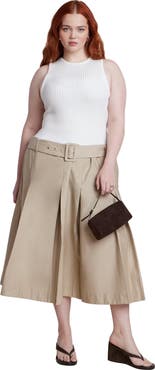 ELOQUII Combo Dress With Belt