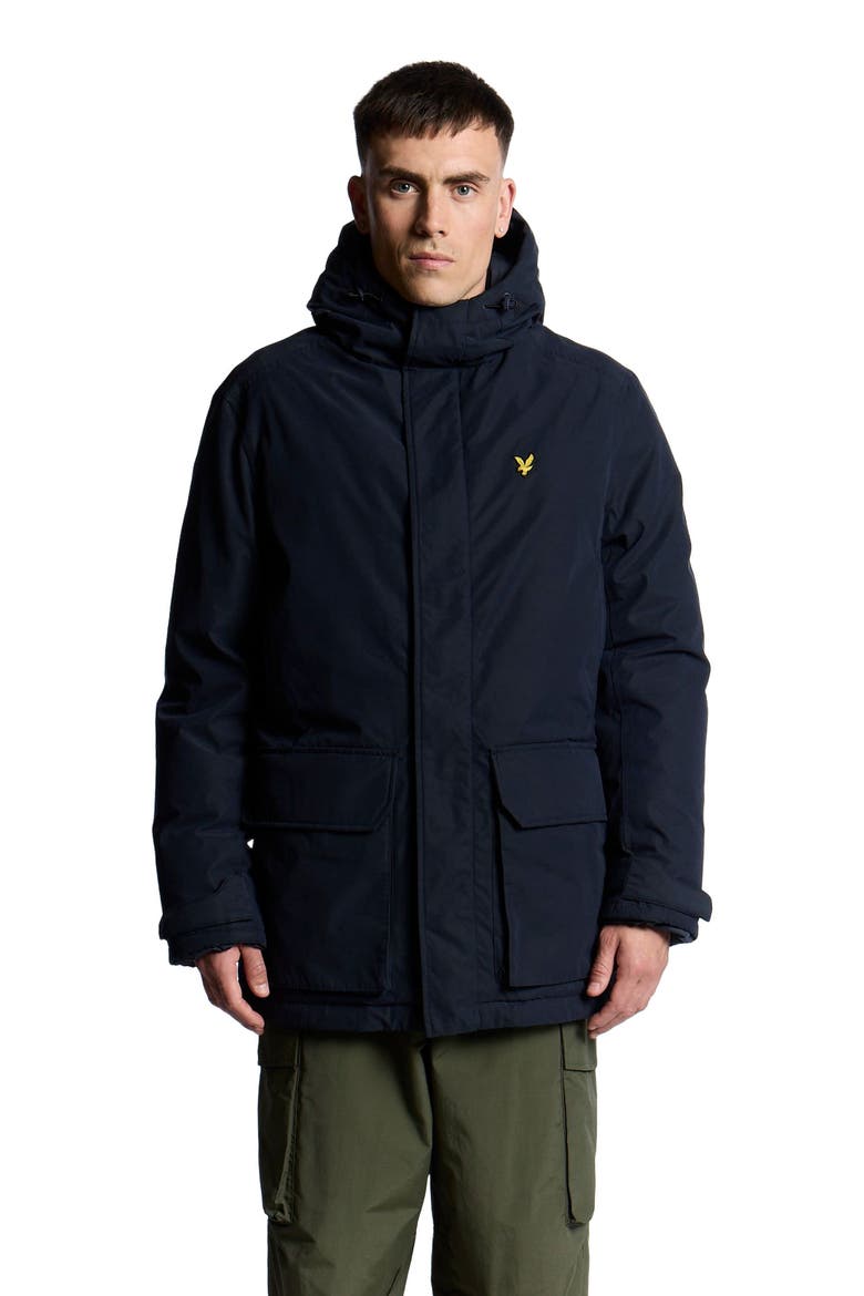 Long Sleeve Hooded Membrane Parka, Alternate, color, Dark Navy