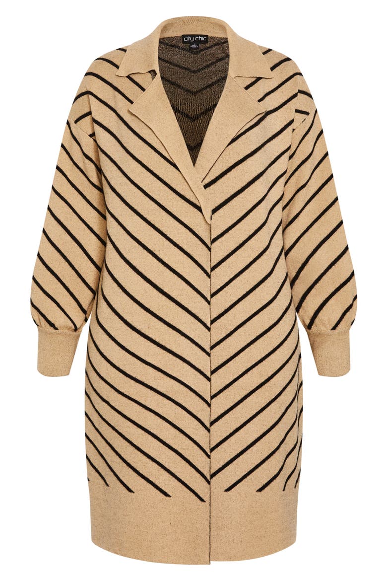 Elsie Stripe Cardigan, Alternate, color, STRIPE