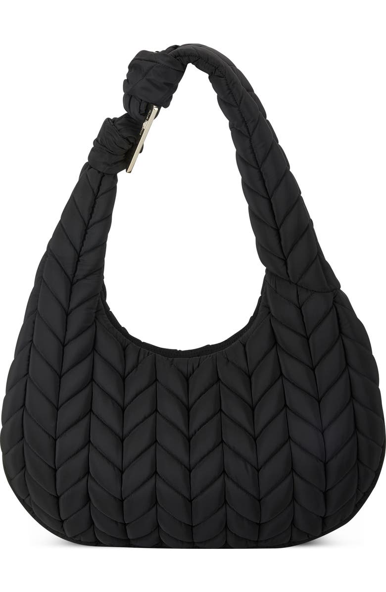 Vince Camuto Chlor Quilted Nylon Hobo Bag, Alternate, color,