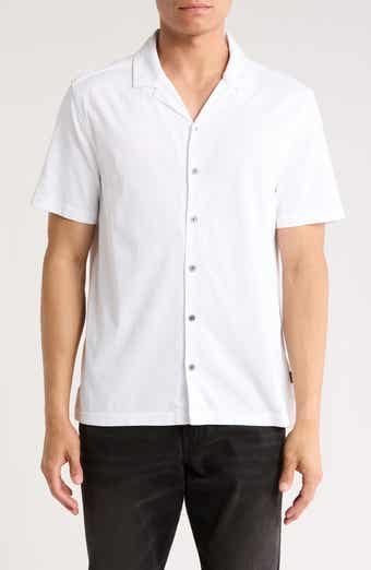 John Varvatos Brewer Organic Cotton Camp Shirt