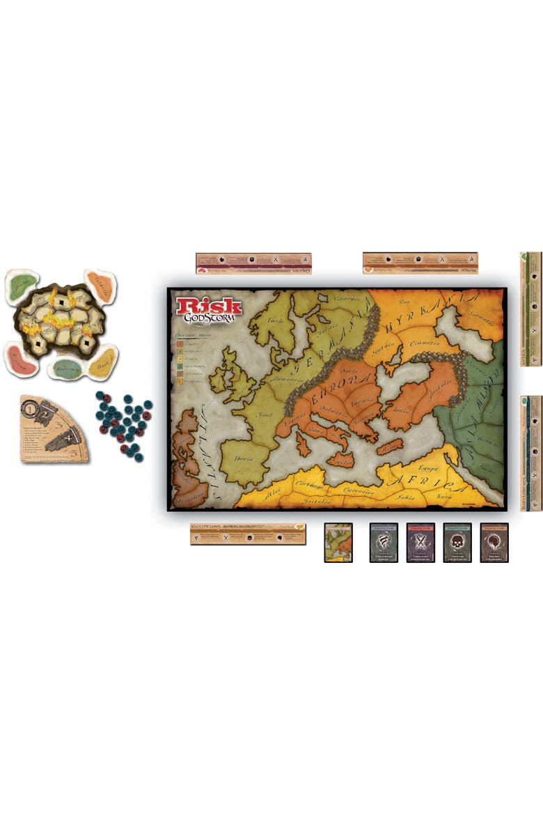 Risk Godstorm Command 5 Cultures, Strategy Game, Alternate, color, Multicolored