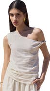 Gottex Beach Life Terra One Shoulder Beach Shirt Cover-Up