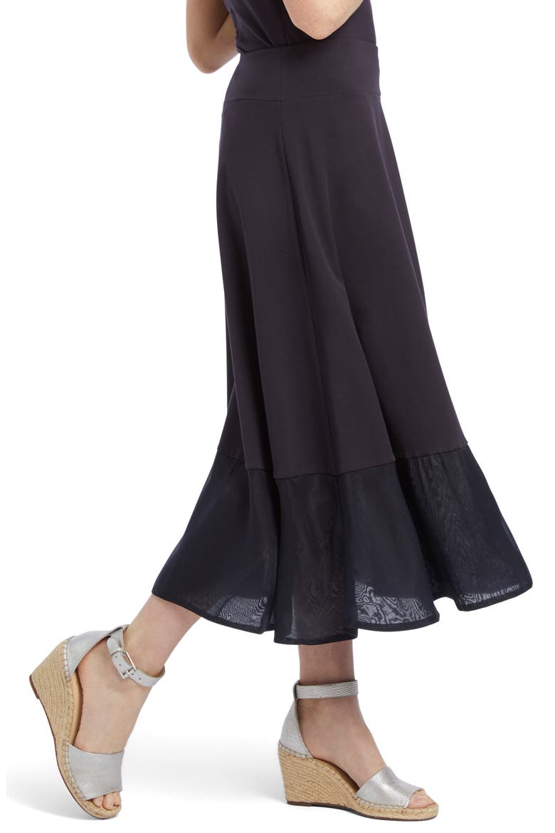 Nova Midi Skirt, Alternate, color, MIDNIGHT