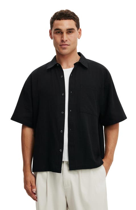 Men's Boxy Fit Short Sleeve Shirt