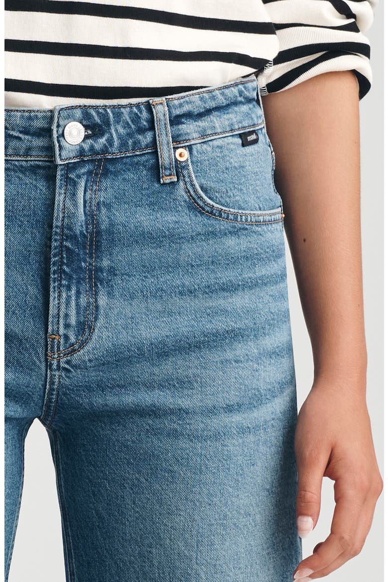 Nica High Waist Barrel Jeans, Alternate, color, MID BRUSHED CLASSIC
