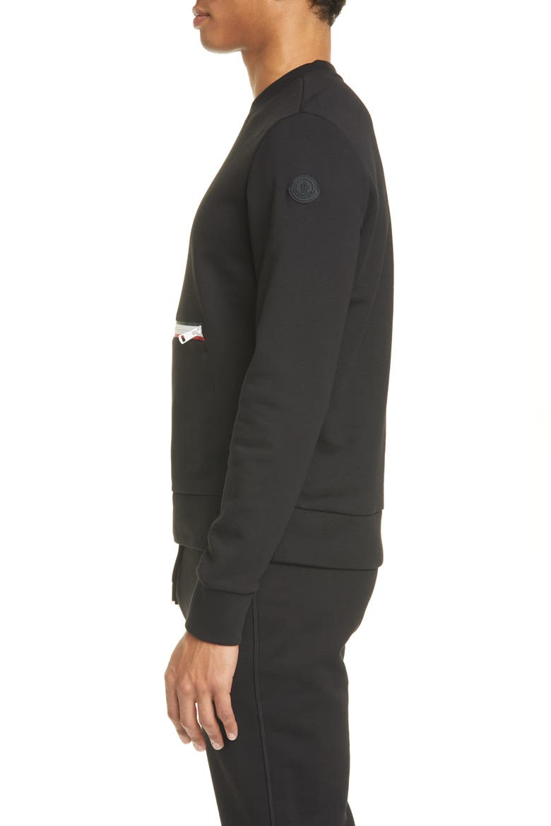 Kangaroo Pocket Sweatshirt, Alternate, color, BLACK