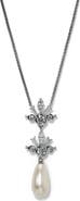Nadri Undersea Imitation Pearl Teardrop Pendant Necklace