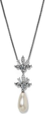 Nadri Undersea Imitation Pearl Teardrop Pendant Necklace