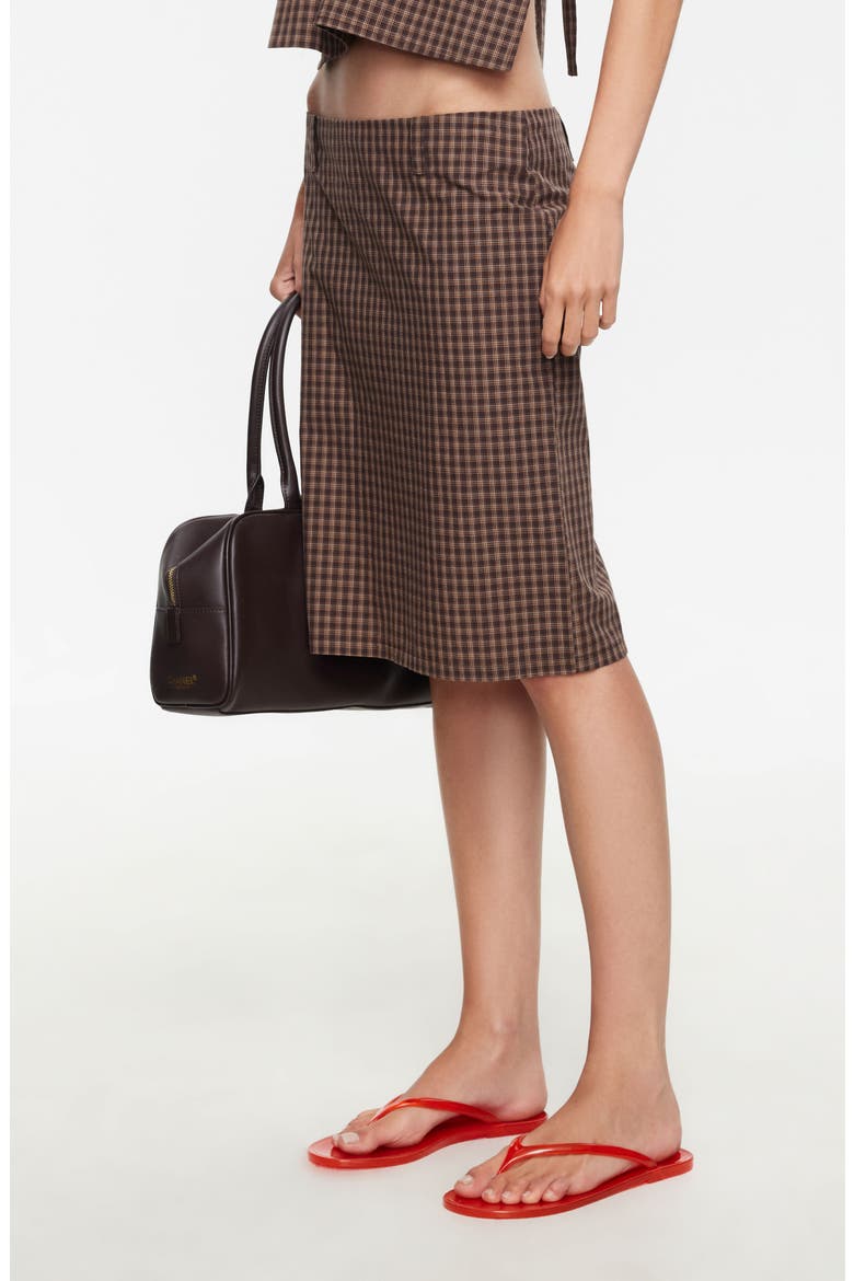 Play On Midi Skirt, Alternate, color, CHOCOLATE