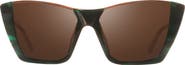 Revo Chelsea 56mm Polarized Cat Eye Sunglasses